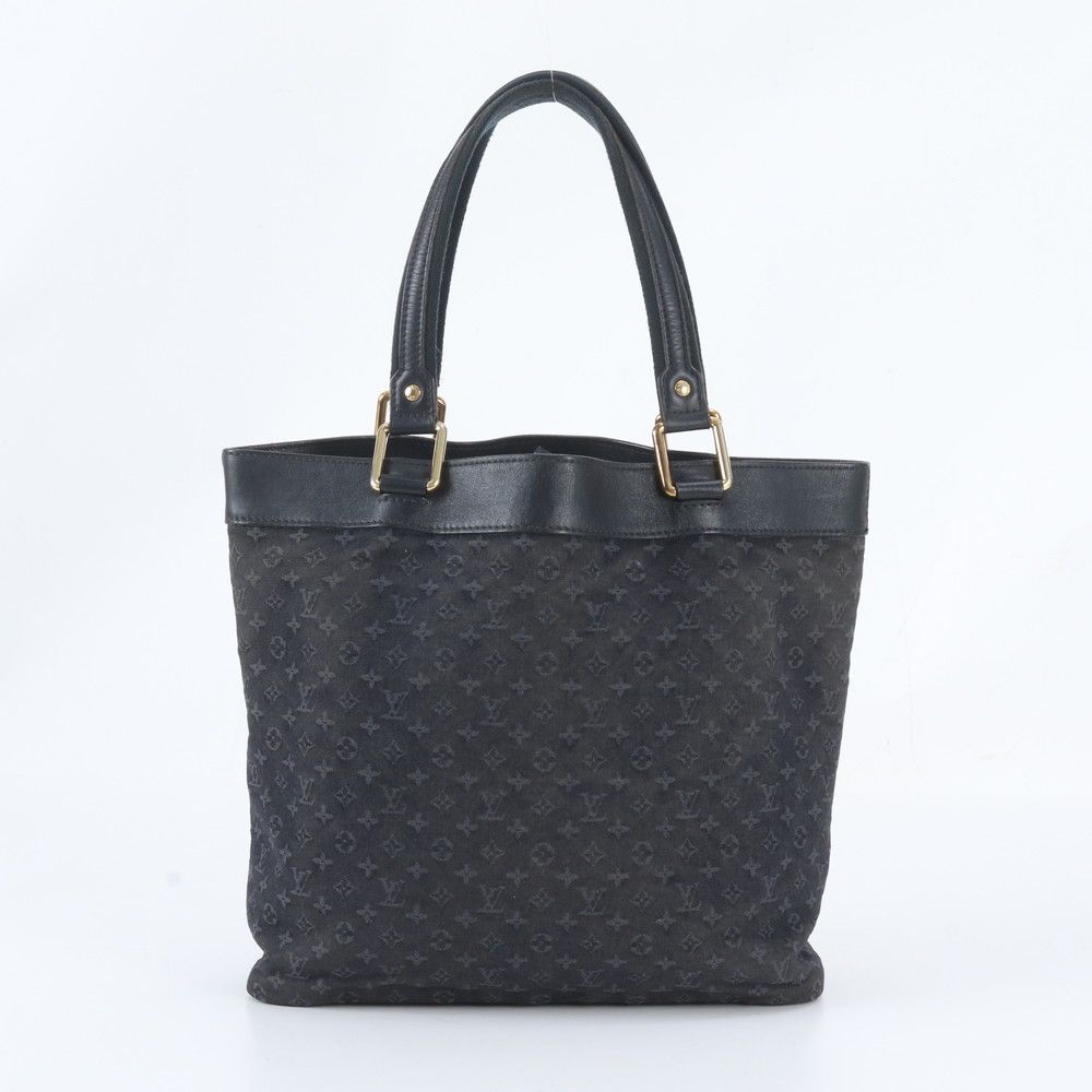 Louis Vuitton Monogram Mini Lucille GM Blue Leather Tote Bag Shoulder — view 3