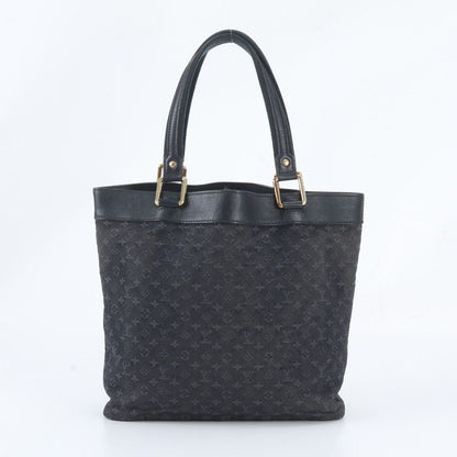 Louis Vuitton Monogram Mini Lucille GM Blue Leather Tote Bag Shoulder — view 3