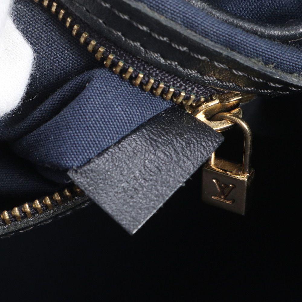 Louis Vuitton Monogram Mini Lucille GM Blue Leather Tote Bag Shoulder — view 8