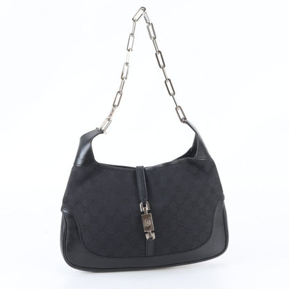 Gucci GG Canvas Jackie 001 Leather Chain Shoulder Bag Tote