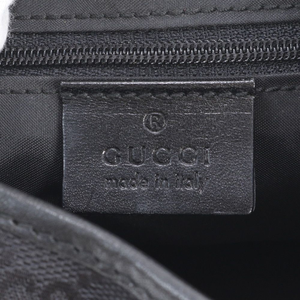Gucci GG Canvas Jackie 001 Leather Chain Shoulder Bag Tote — view 8
