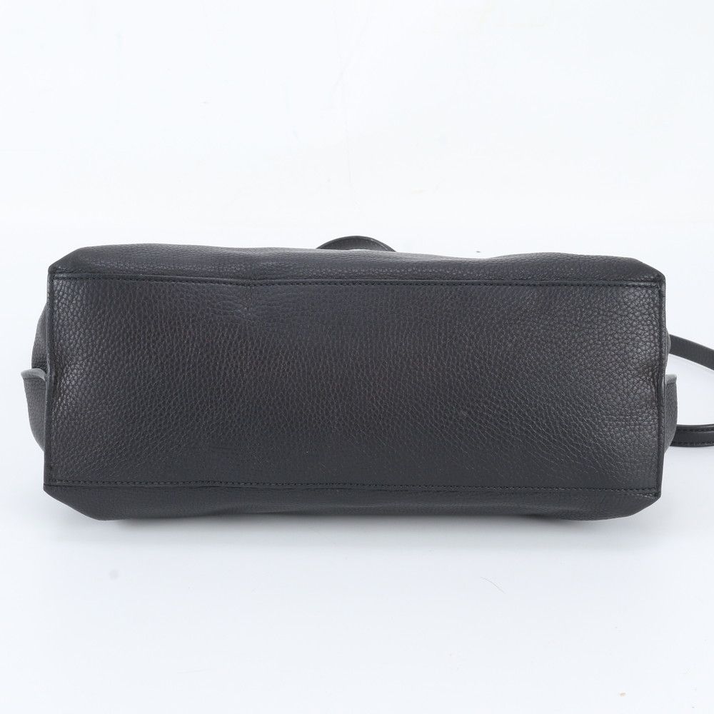 Gucci Bamboo Daily Leather 2-Way Shoulder Bag Crossbody Tote Black — view 7
