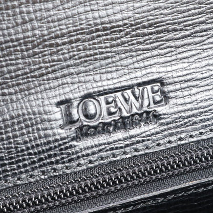 Loewe Anagram Leather Business Document Briefcase Black — view 8