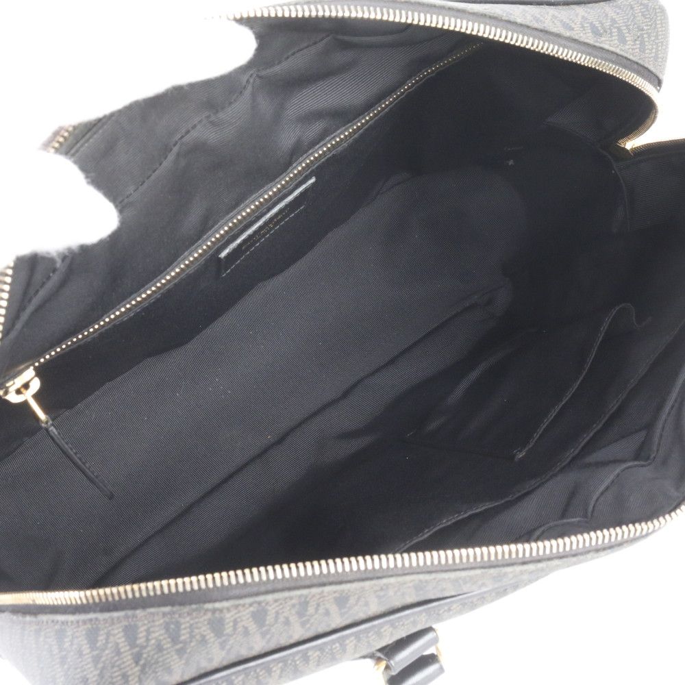 Saint Laurent Paris YSL Monogram All Over Pattern Leather Business Document — view 7