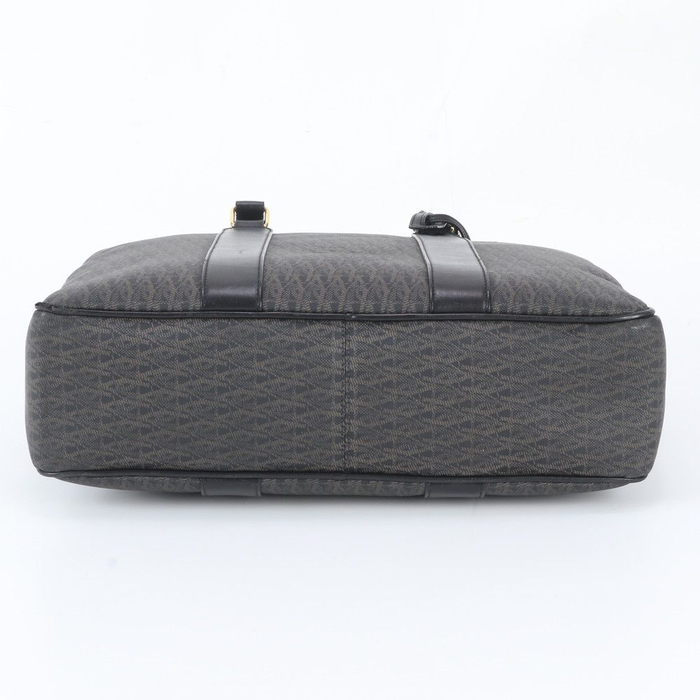 Saint Laurent Paris YSL Monogram All Over Pattern Leather Business Document — view 6