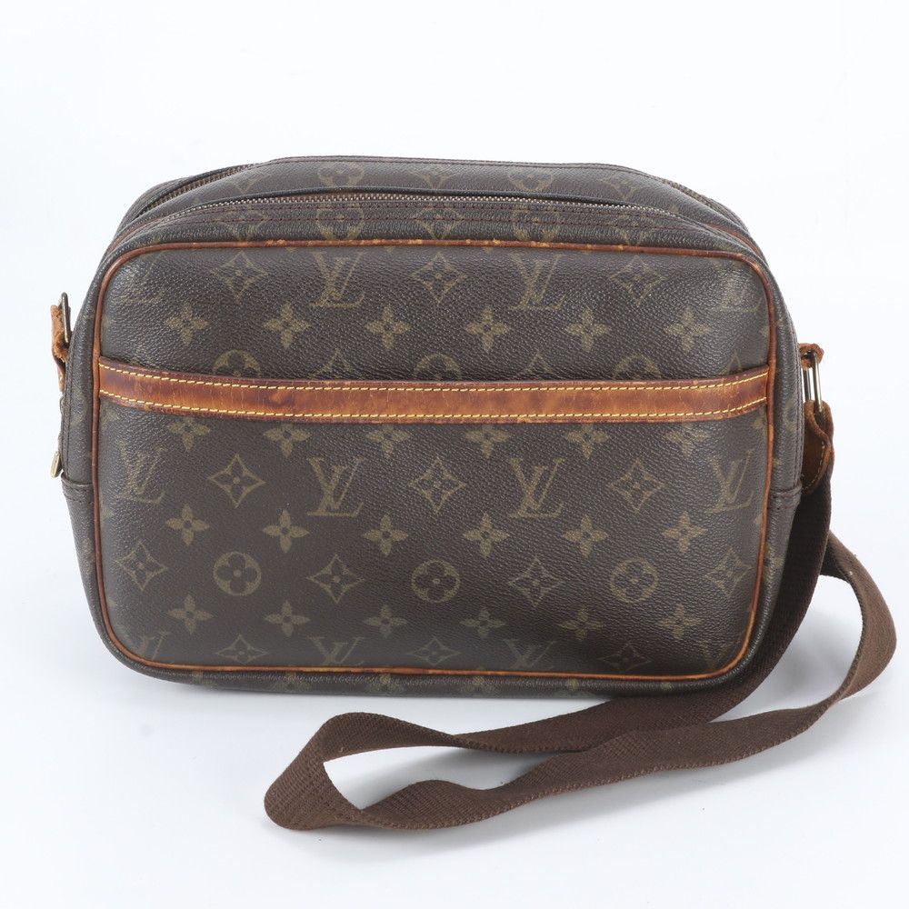 Louis Vuitton Monogram Reporter PM Leather Shoulder Bag Crossbody Messenger