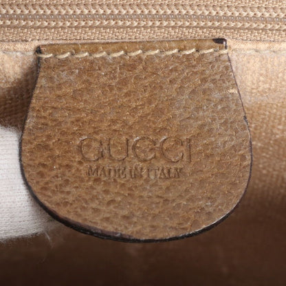 Gucci Vintage GG Pattern 001 113 Leather Shoulder Bag Crossbody Brown — view 8