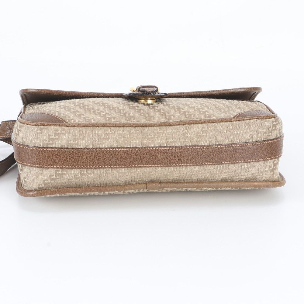 Gucci Vintage GG Pattern 001 113 Leather Shoulder Bag Crossbody Brown — view 6