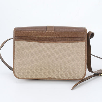 Gucci Vintage GG Pattern 001 113 Leather Shoulder Bag Crossbody Brown — view 3
