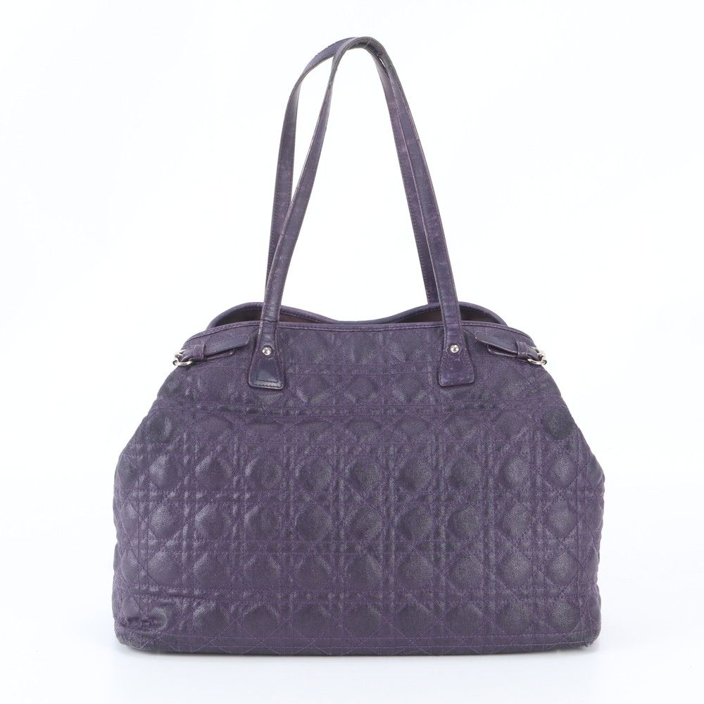 Dior Cannage Panarea Leather Tote Bag Shoulder Hand A4 — view 3
