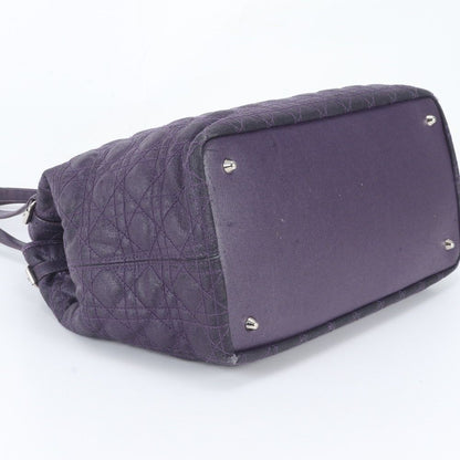 Dior Cannage Panarea Leather Tote Bag Shoulder Hand A4 — view 5