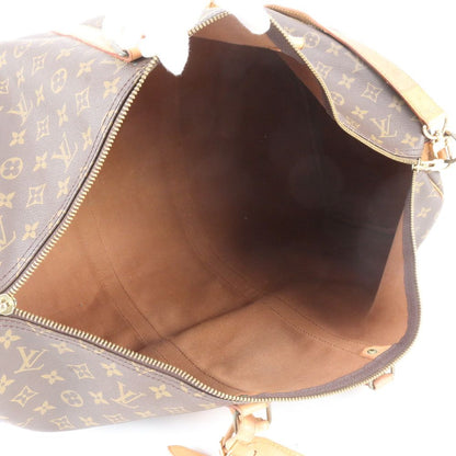 Louis Vuitton Monogram Keepall Bandouliere 55 Leather 2-Way Boston Bag Crossbody — view 7