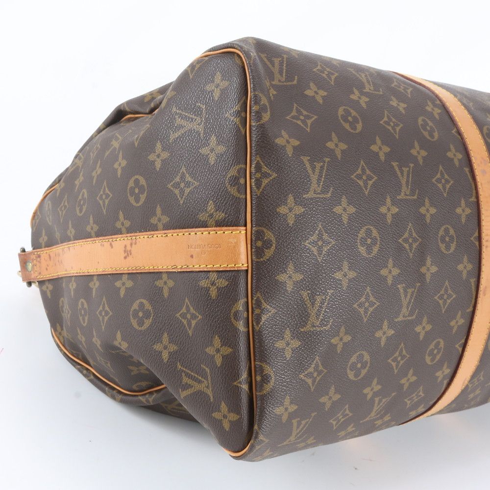 Louis Vuitton Monogram Keepall Bandouliere 55 Leather 2-Way Boston Bag Crossbody — view 6