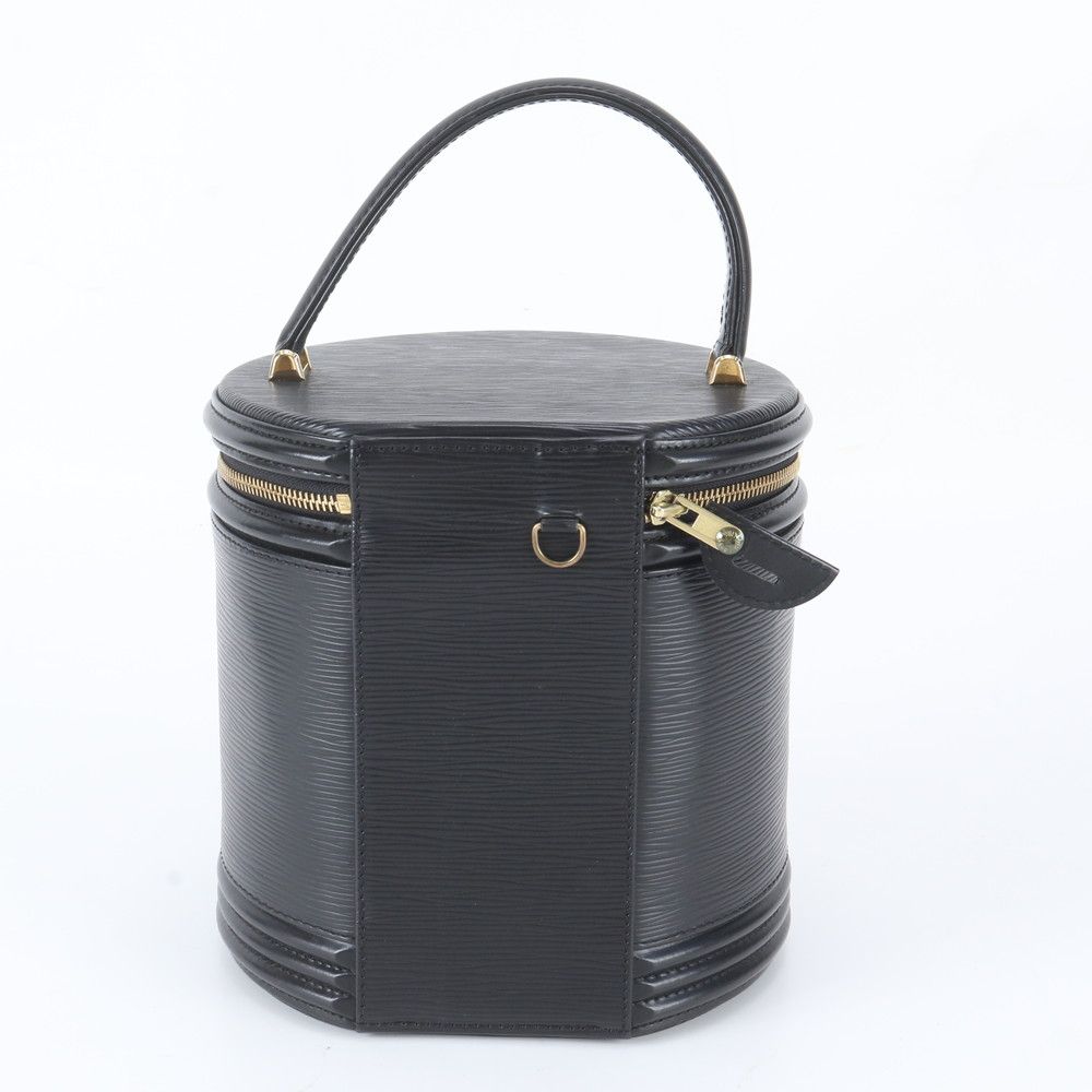 Louis Vuitton Epi Cannes Leather Handbag Vanity Tote Black — view 3