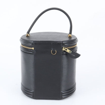 Louis Vuitton Epi Cannes Leather Handbag Vanity Tote Black — view 3