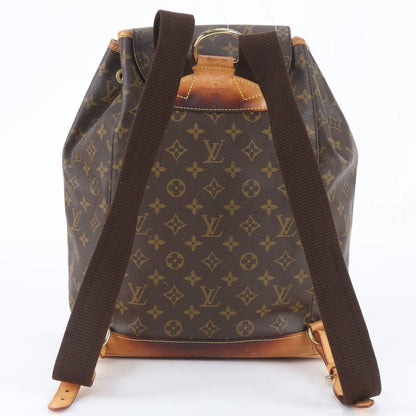 Louis Vuitton Monogram Montsouris GM Leather Backpack Shoulder Bag — view 3