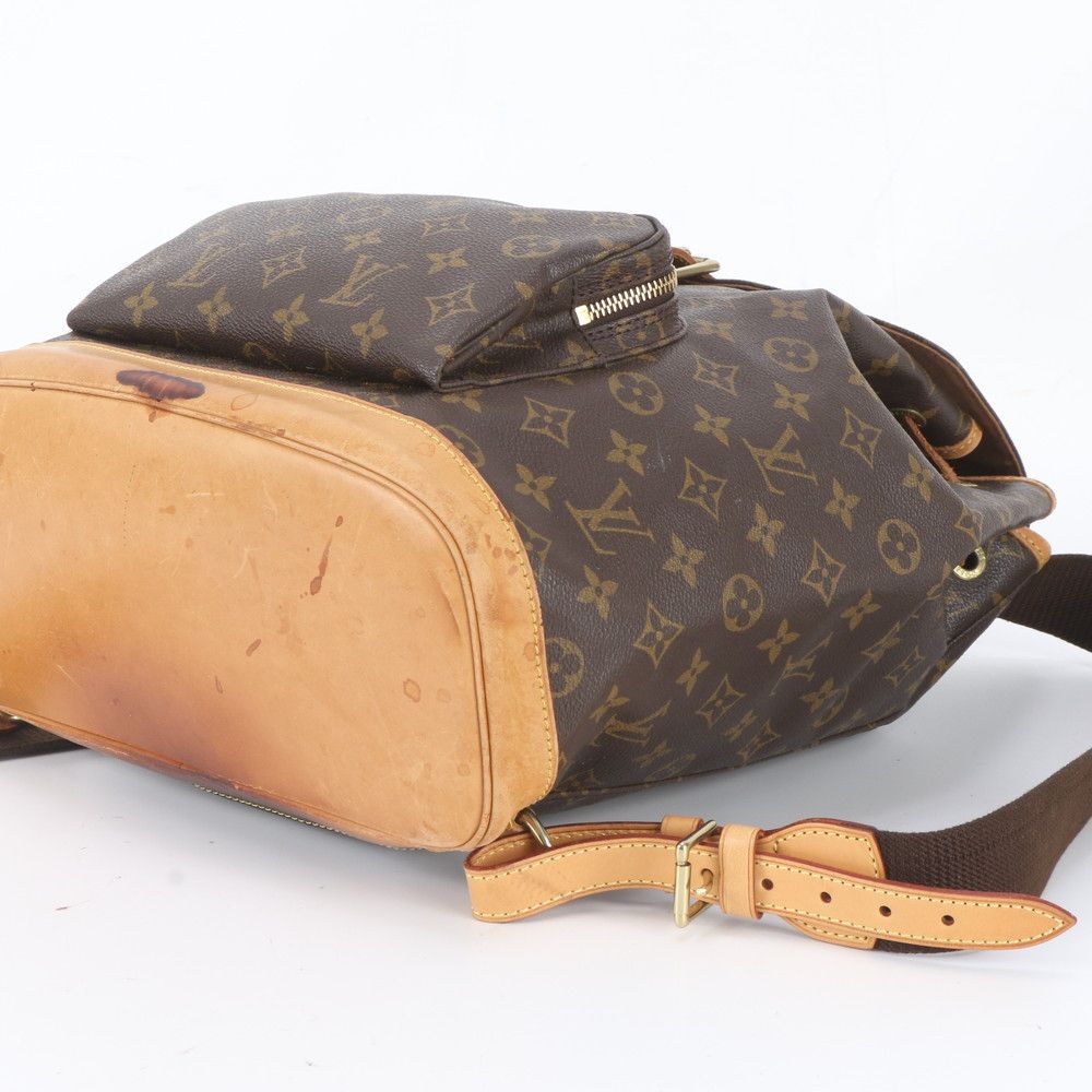Louis Vuitton Monogram Montsouris GM Leather Backpack Shoulder Bag — view 4