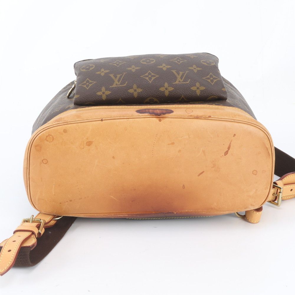 Louis Vuitton Monogram Montsouris GM Leather Backpack Shoulder Bag — view 6