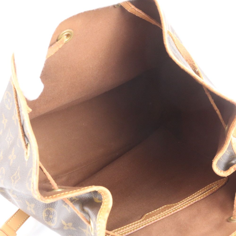 Louis Vuitton Monogram Montsouris GM Leather Backpack Shoulder Bag — view 7