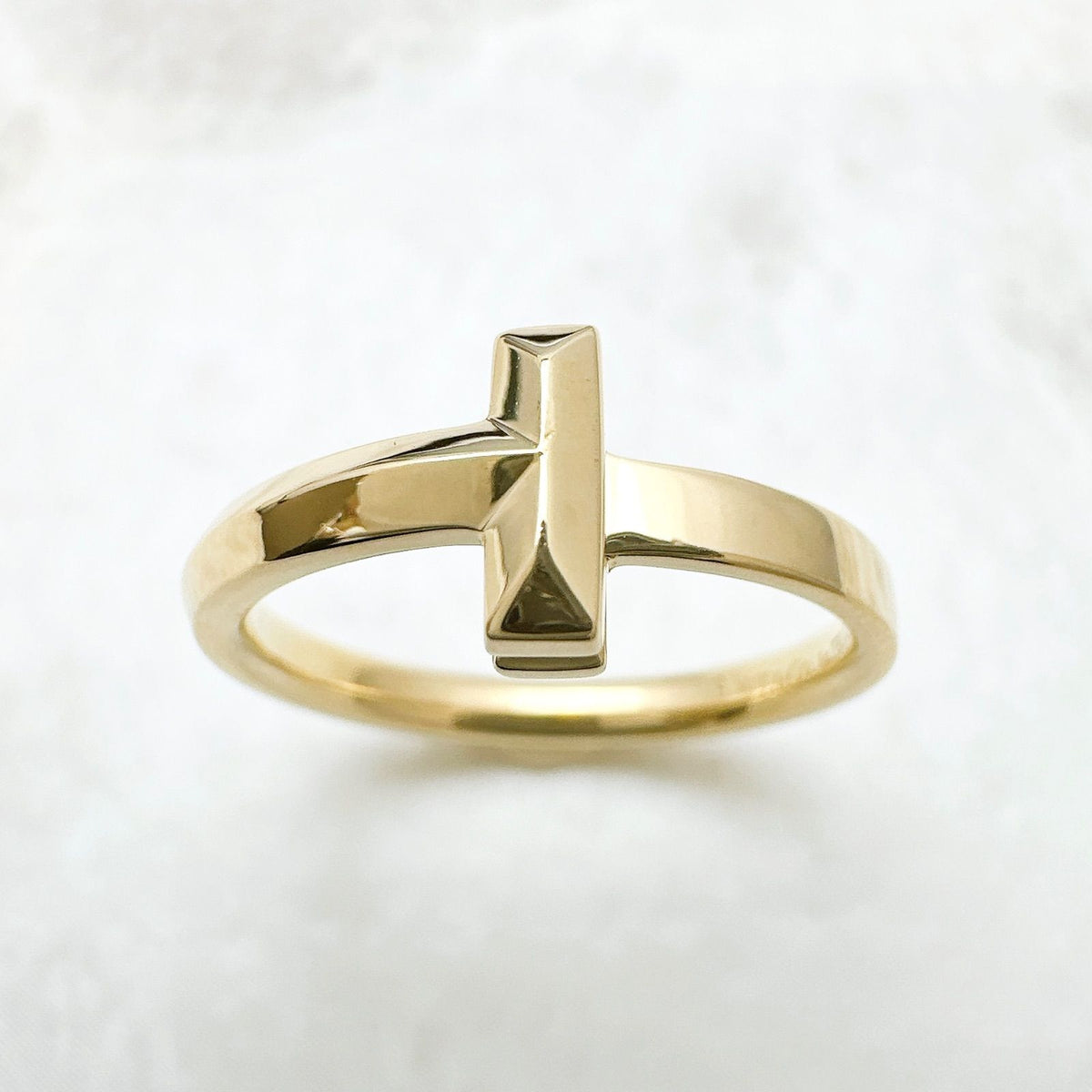 Tiffany & Co T One Yellow Gold Ring — view 4