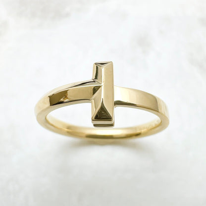 Tiffany & Co T One Yellow Gold Ring — view 4