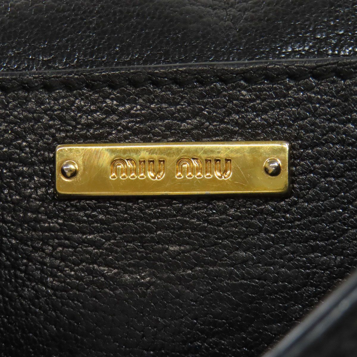 Miu Miu Chain Shoulder Bag Calfskin — view 6