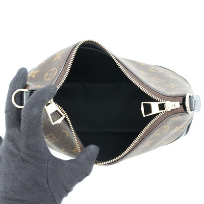 Louis Vuitton Shoulder Bag Monogram Boulogne PM Black — view 7