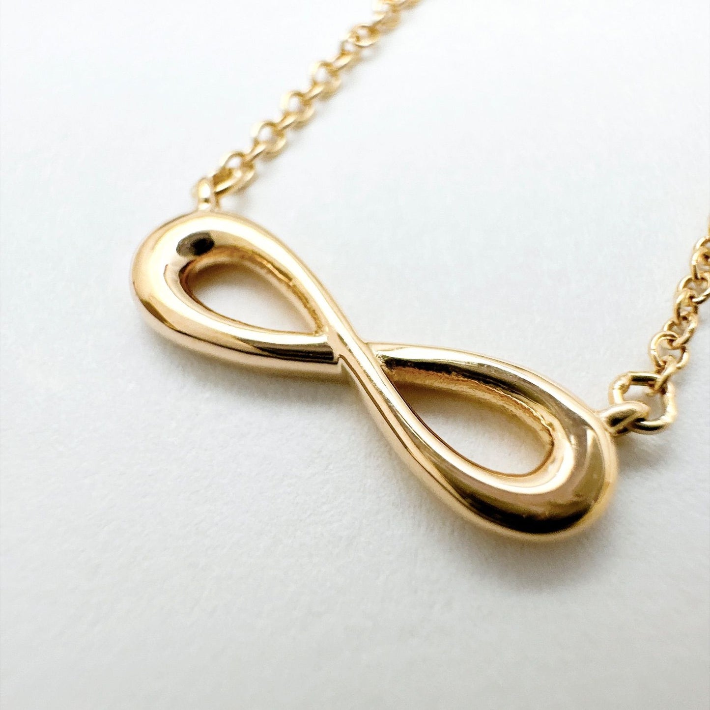 Tiffany & Co Infinity Pink Gold Necklace — view 4