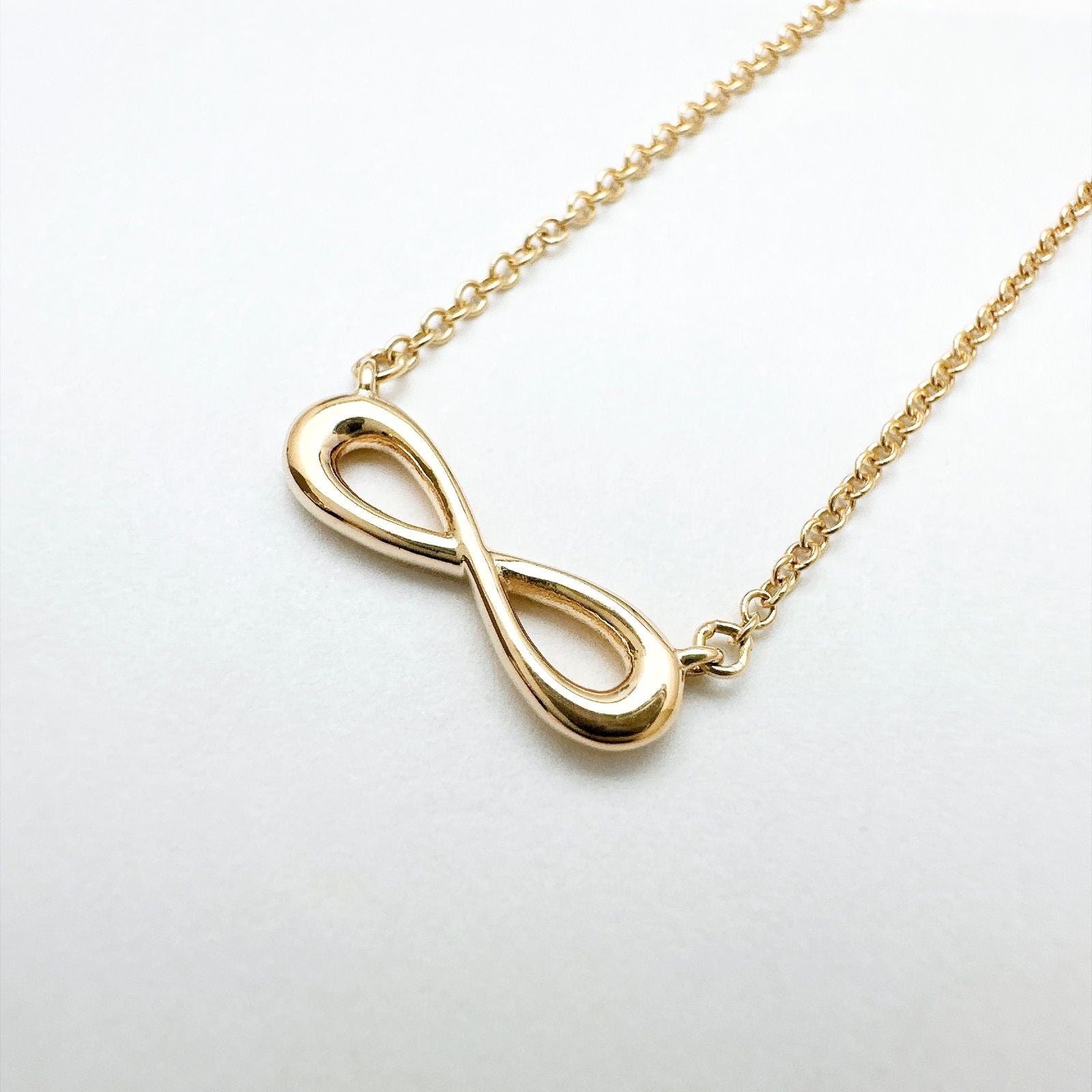 Tiffany & Co Infinity Pink Gold Necklace — view 3