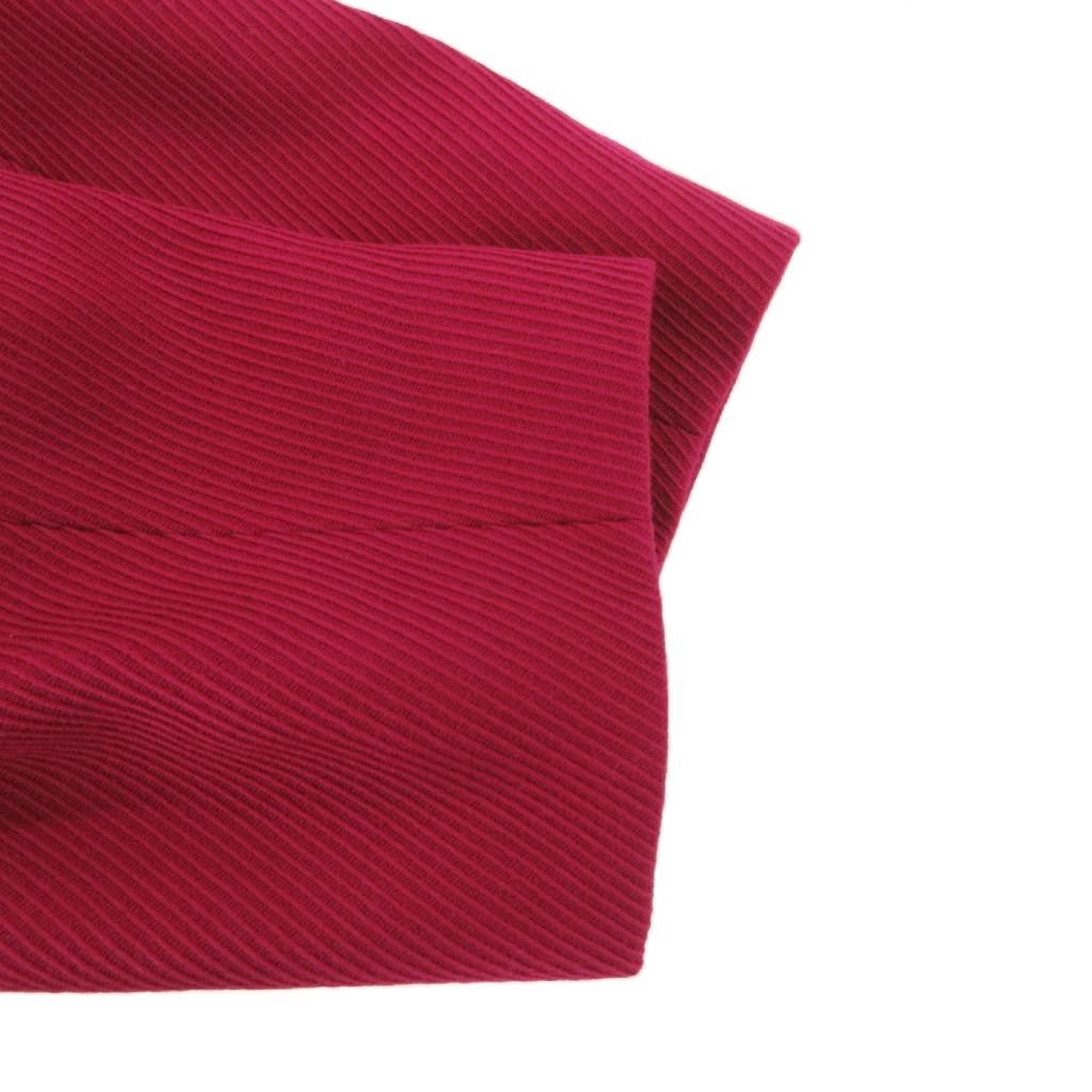 Saint Laurent Stand Collar Jacket Single Wool Purple 36 — view 5