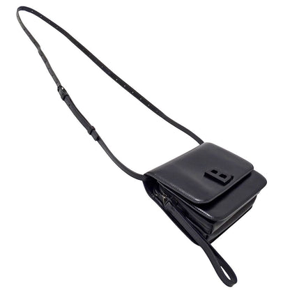 Balenciaga Shoulder Bag Clutch 2-Way Leather Black Small — view 4