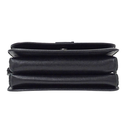 Balenciaga Shoulder Bag Clutch 2-Way Leather Black Small — view 3