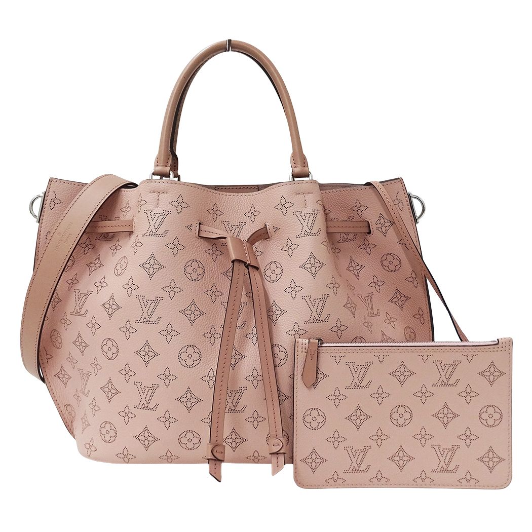 Louis Vuitton Monogram Mahina 2-Way Shoulder Bag Girolatta Magnolia Pink