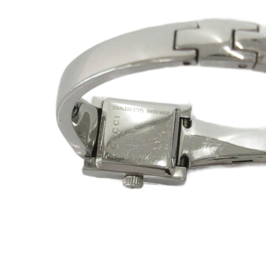 Gucci Frame Watch Square Quartz 128.5 Dial GG Pattern Silver Color MG — view 2