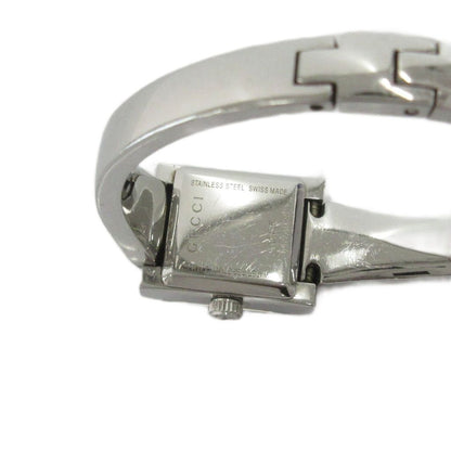 Gucci Frame Watch Square Quartz 128.5 Dial GG Pattern Silver Color MG — view 2