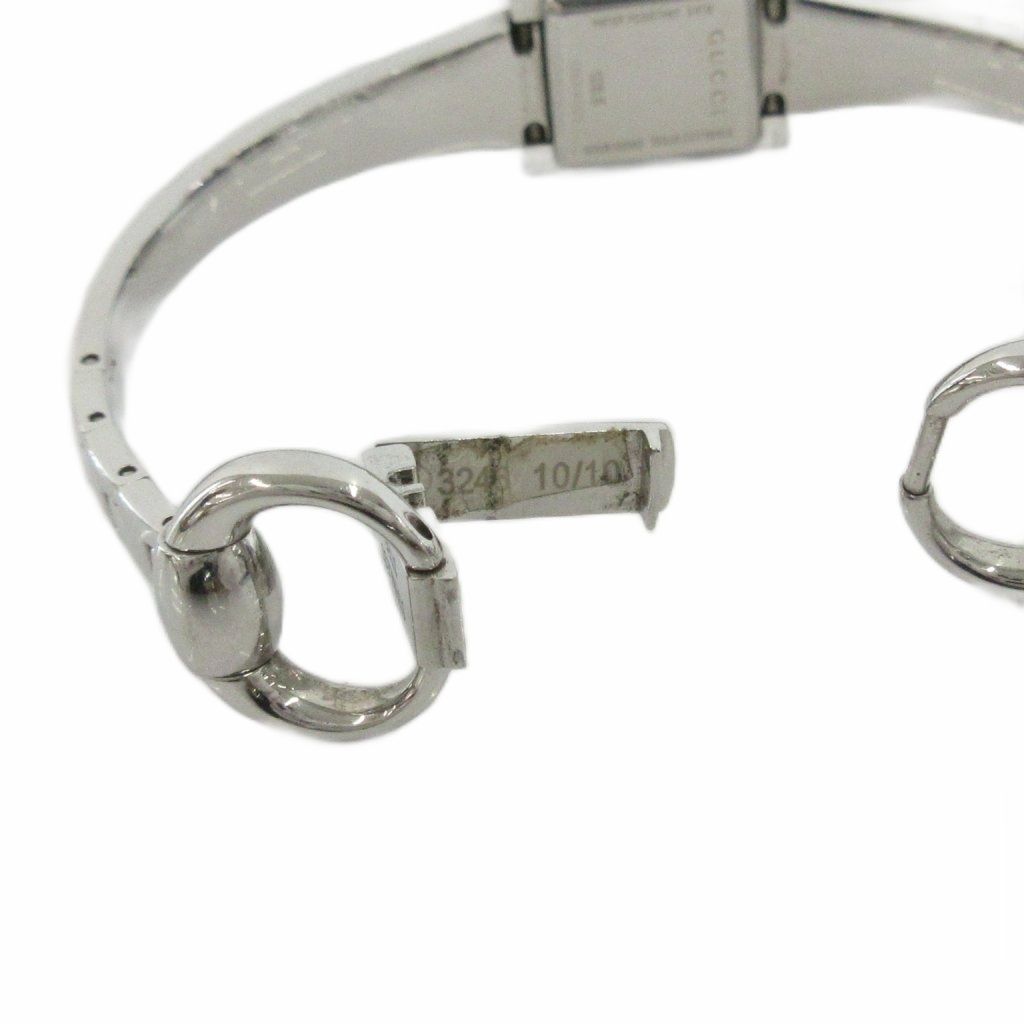 Gucci Frame Watch Square Quartz 128.5 Dial GG Pattern Silver Color MG — view 5