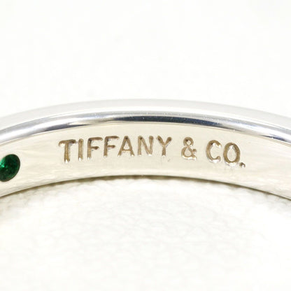 Tiffany & Co Stacking Band 925 Sterling Silver Ring Emerald — view 5