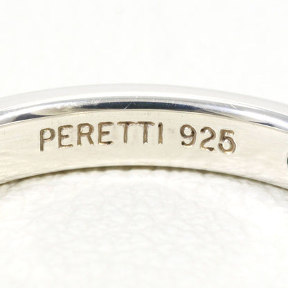 Tiffany & Co Stacking Band 925 Sterling Silver Ring Emerald — view 4