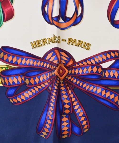 Hermes Bandana Scarf Navy — view 3