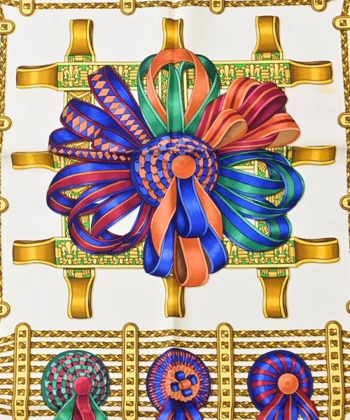 Hermes Bandana Scarf Navy — view 2