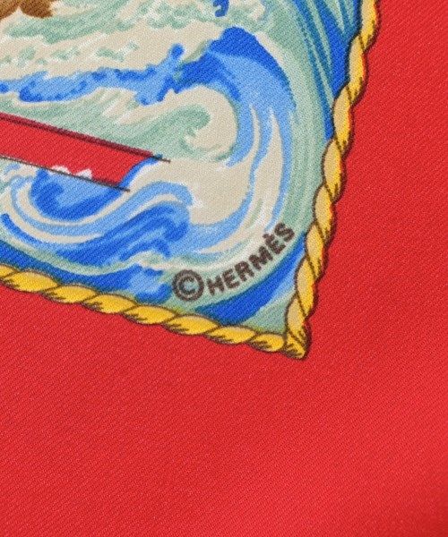 Hermes Bandana Scarf White — view 5