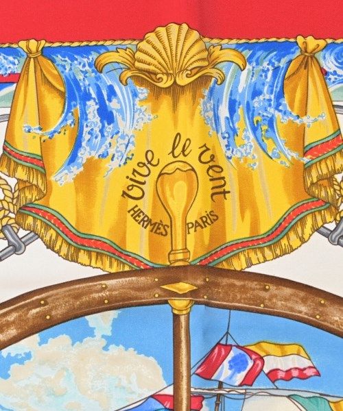 Hermes Bandana Scarf White — view 2