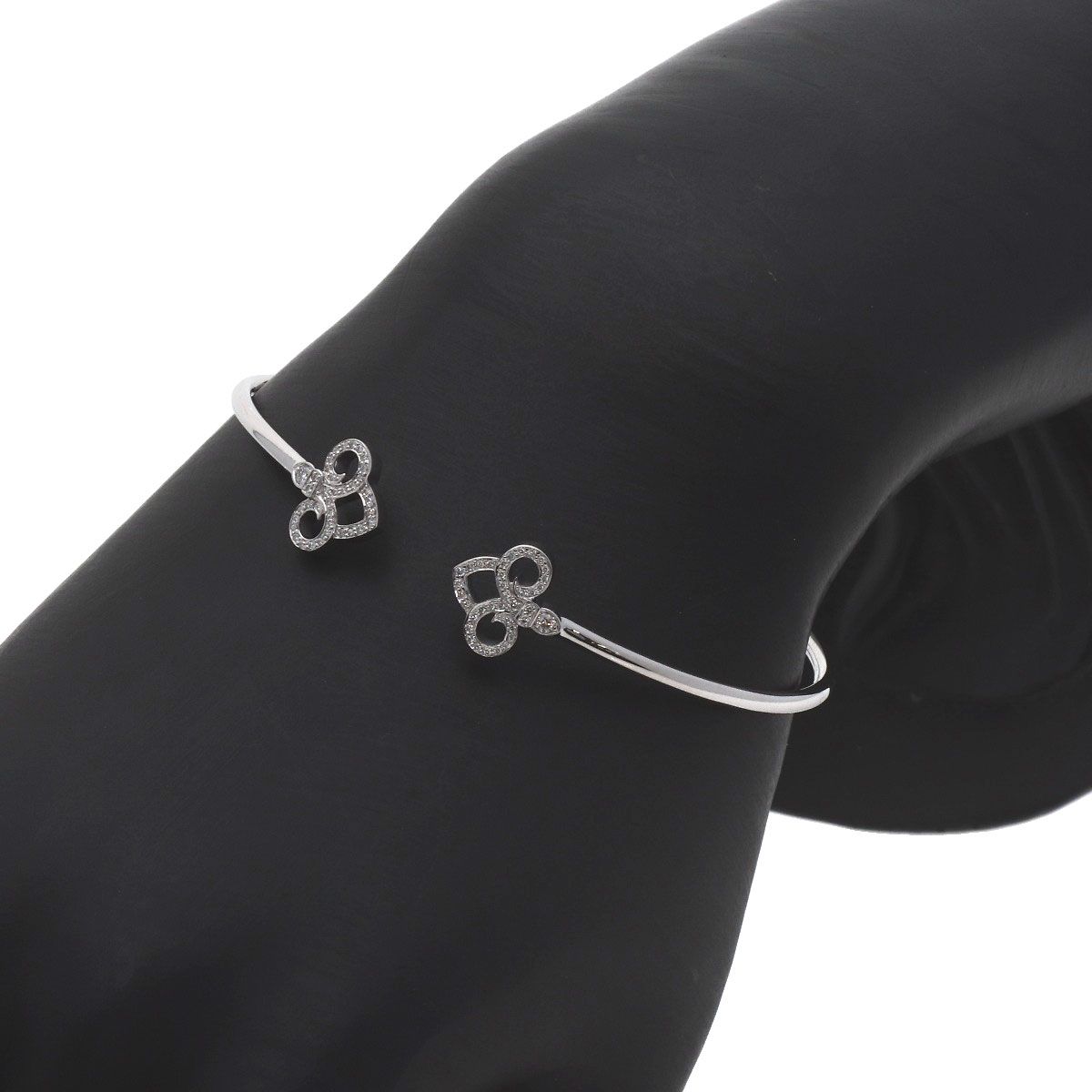 Tiffany & Co Fleur Doris Diamond Bracelet 18K White Gold — view 5