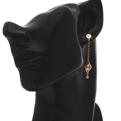 Hermes Gambade Diamond Earrings 18K Pink Gold — view 4