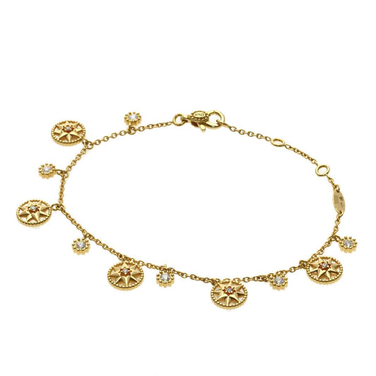 Dior Rose des Vents Diamond Bracelet 18K Yellow Gold