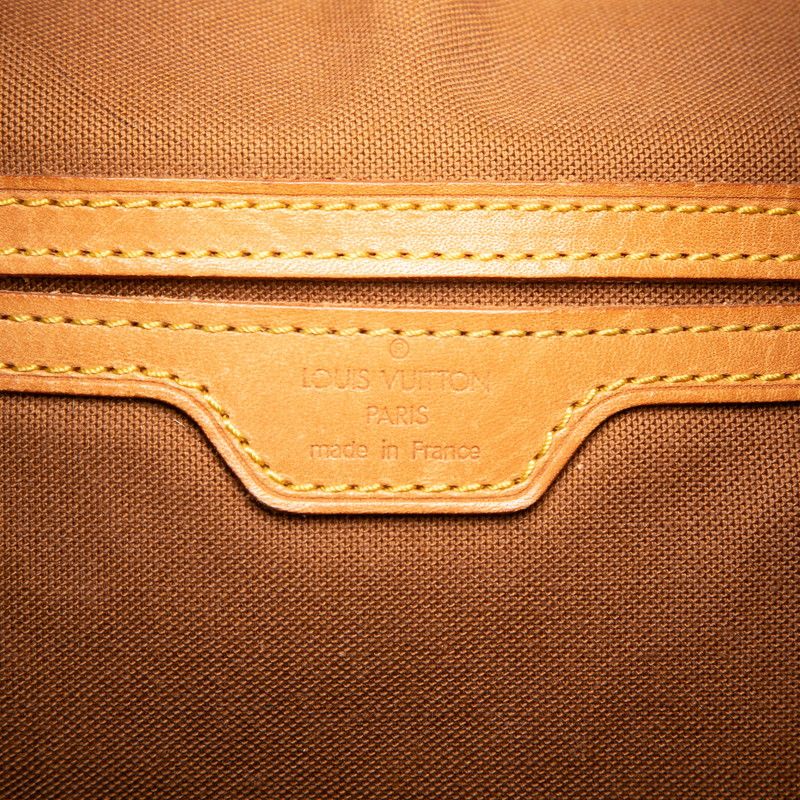 Louis Vuitton Monogram Montsouris GM Backpack Brown Leather — view 7