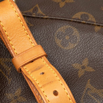 Louis Vuitton Monogram Montsouris GM Backpack Brown Leather — view 6