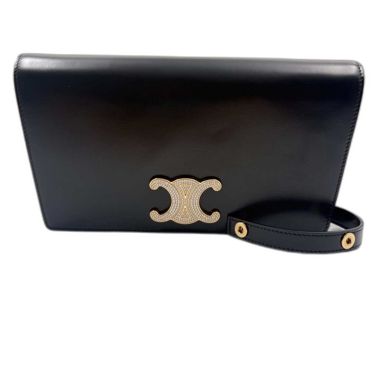 Celine Clutch Triomphe Black