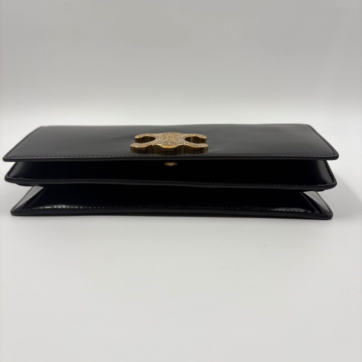 Celine Clutch Triomphe Black — view 7