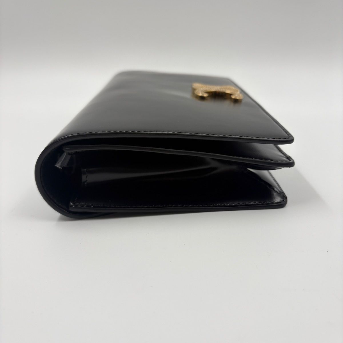 Celine Clutch Triomphe Black — view 5